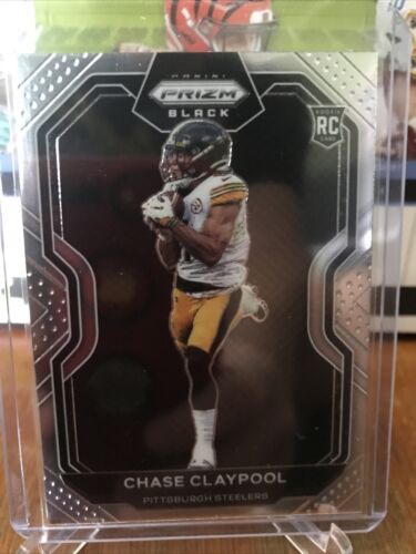 CHASE CLAYPOOL 2020 PRIZM BLACK Rookie RC Pittsburgh Steelers Chronicles #PB-13 - Photo 1 sur 2