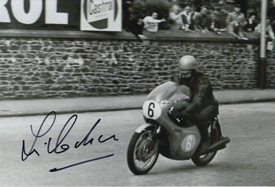 Jim Redman handsigniertes 12x8 Foto BSB, MotoGP, WSBK IOMTT 1.