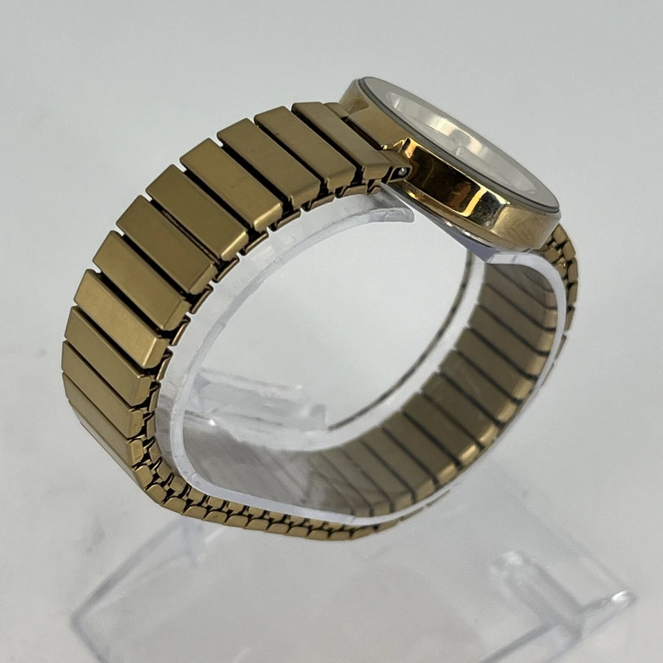 Anne Klein Women's Watch AK/1836 Gold Tone Stretch Bracelet & Dial NEW BATTERY - Image 4 of 4