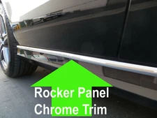FOR HONDAmodels ROCKER PANEL Body Side Molding CHROME Trim 2pc - 2002-2019