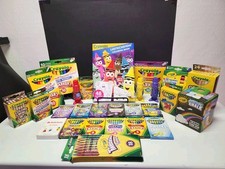 Crayola Mega Art Bundle Crayons, Colored Pencils, Markers, SW Chalk,Sharpeners