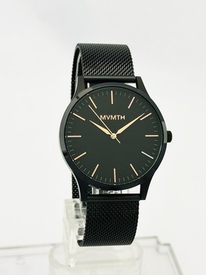 MVMT MB01-GUM BLACK LINCOLN BOULEVARD MESH STAINLESS STEEL