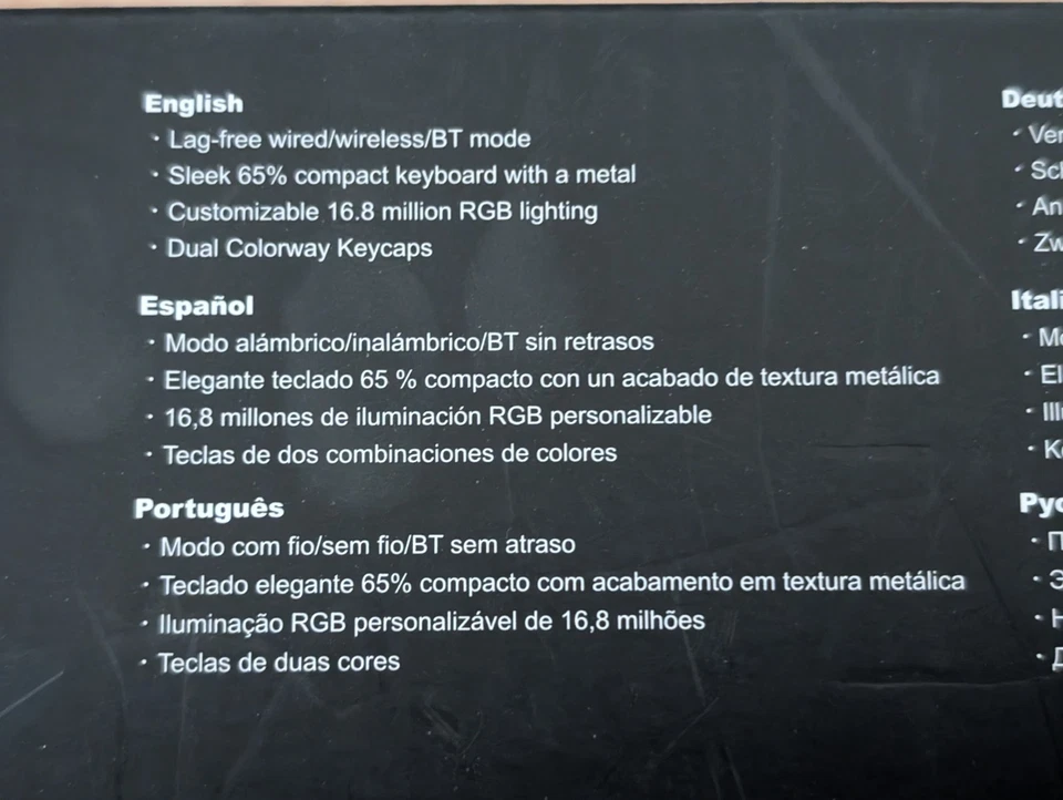 Gamdias HERMES M4 Hybred Wired RGB USB Mechanical COMPACT Keyboard NEW - Image 4 of 4