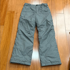 Columbia Youth Ski Snow Out Grown Nylon Insulated Fleece Lined Pants size L