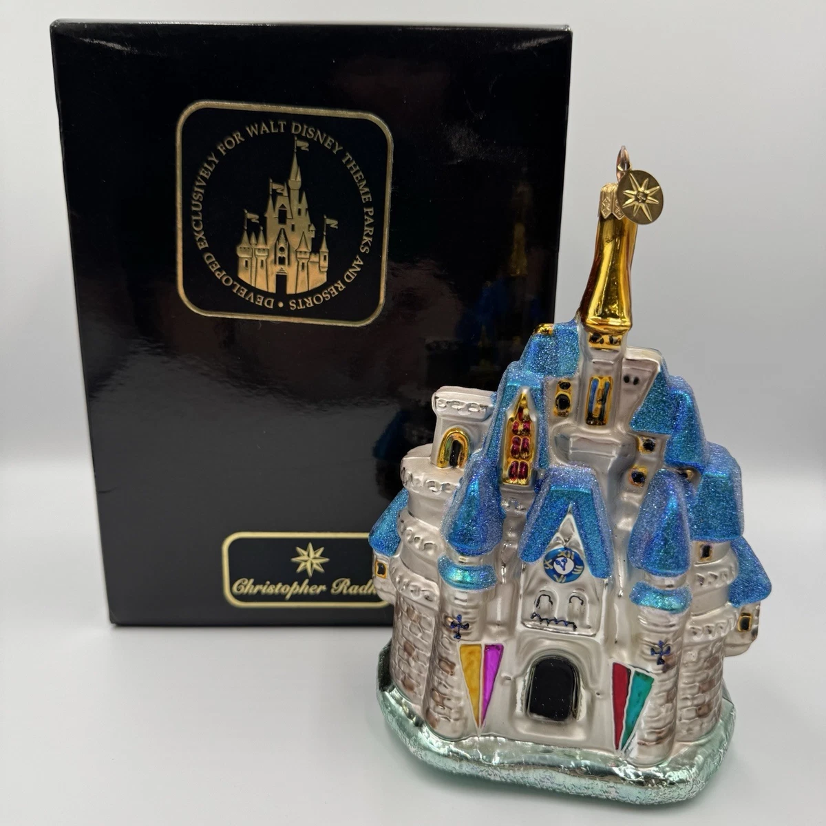 Glass & Crystal Cinderella Disney Holiday Ornaments (1968-Now) for