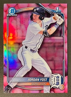  (pick) Detroit Tigers 2025 Bowman DRAFT (Jordan Yost Snack Pack )   