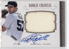 2014 National Treasures Rookie Colossal Signatures /99 David Hale #19 Auto 9l6