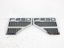 2008-2010 Ford F-250 Super Duty Lariat Emblems Chrome Oem Pickup Badge Set