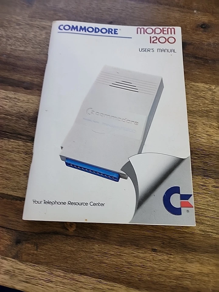 1987 Commodore 1670 Modem / Baud 1200 for 64/128 Computers, Free Shipping - Image 4 of 4