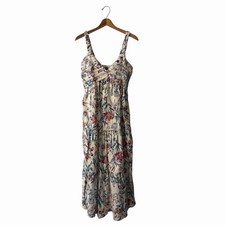Steve Madden Elora Floral Midi Dress Mcream M...