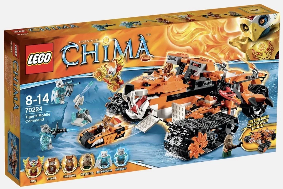 LEGO LEGENDS OF CHIMA: Tiger's Mobile Command (70224) Partial Build - See Descri - Image 4 of 4