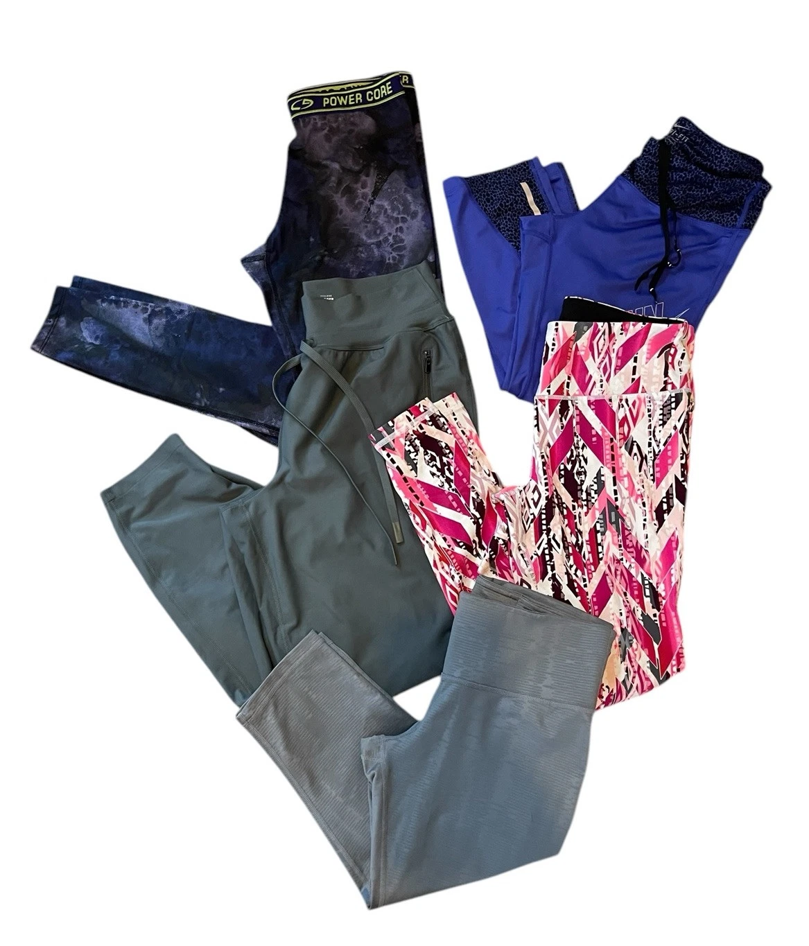 nike athletic workout bundle leggings