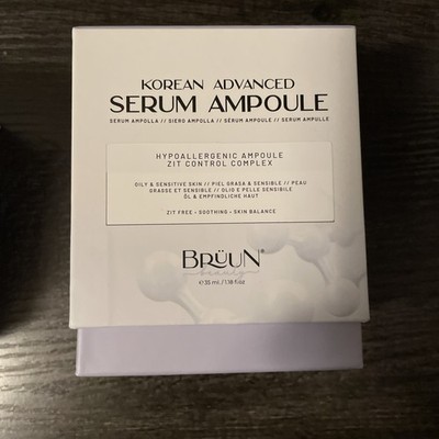 BRÜUN Korean Advanced Serum Ampoule Hypoallergenic Zit Control Complex Exp 10/27