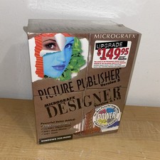 Vintage MICROGRAFX Power Pack - Picture Publisher 5 Designer 4.1 TE NEW