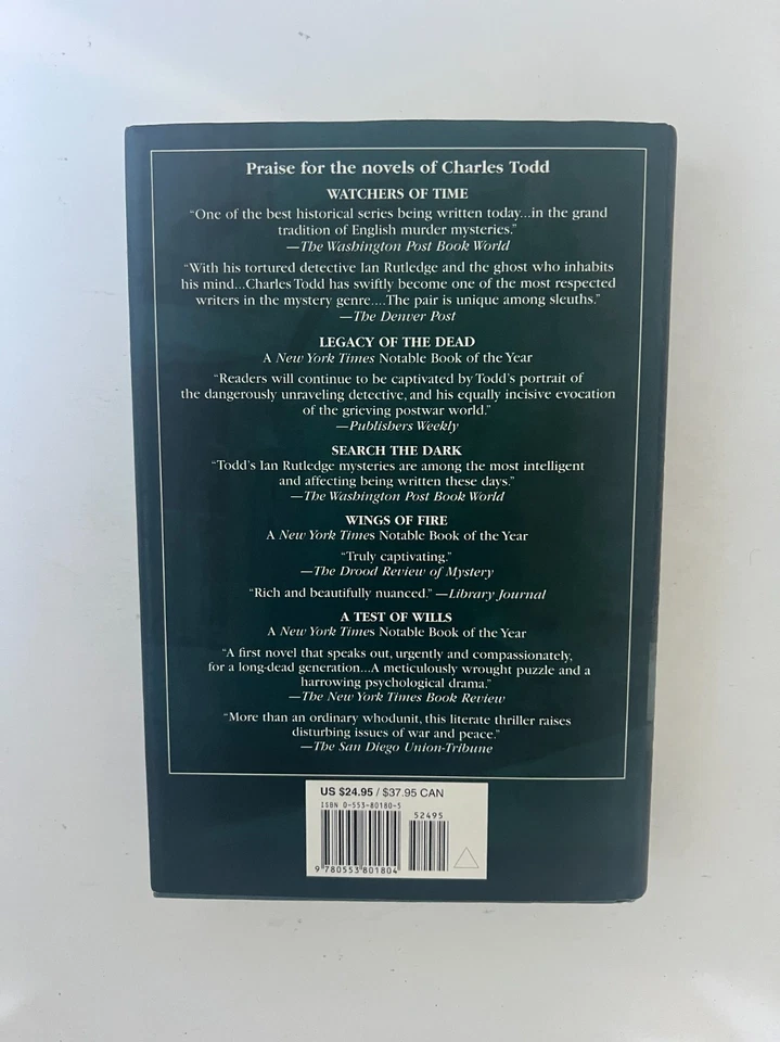 A Fearsome Doubt—NEW 1st Ed. & 1st Print (Signed Charles Todd) - Image 2 of 4