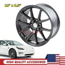 New 18 X 8.5 Replacement Rim For Tesla Model 3 2017-2023 Wheel Grey