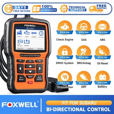 Foxwell NT510 Elite For Subaru OBD2 Bidirectional Diagnostic Scan Tool Elite