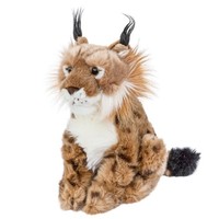 Stofftier Luchs 25 Cm Sitzend Braun Gefleckt PlüSchluchs Kuscheltier