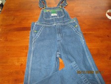 LIBERTY DENIM BIB OVERALLS YOUTH SIZE 7 REGULAR POCKETS FARMER RANCHER BARN