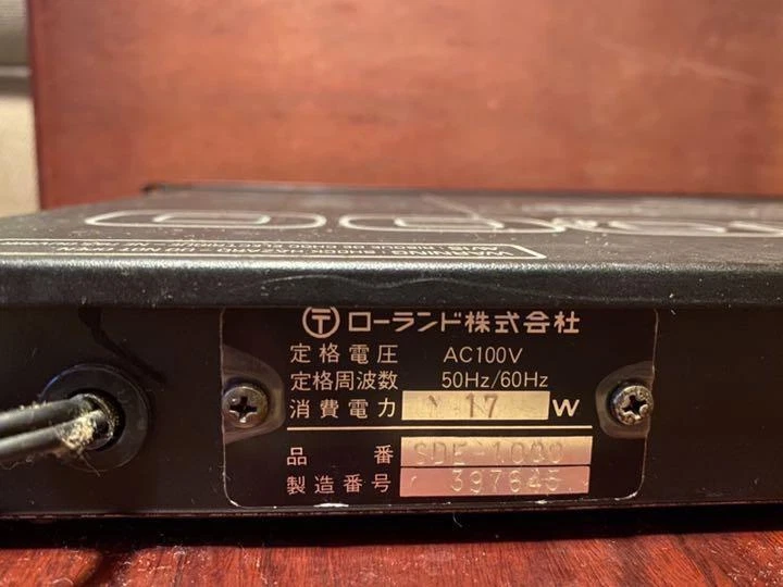 Roland sde-1000 Rack Effects Digital Delay Used from japan electric guitar music - Image 2 of 4