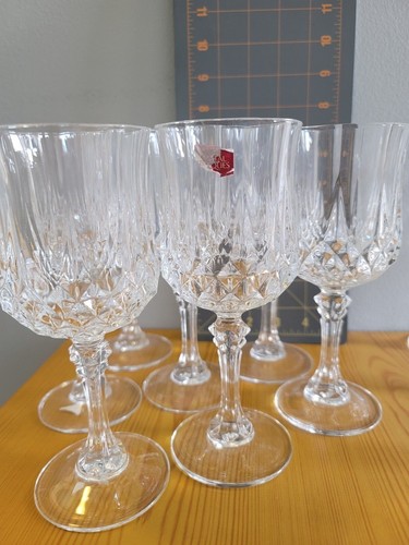 Cristal D'Arques Durand Longchamp Lead Crystal Vintage WINE GLASS 5.5oz - Picture 8 of 11