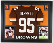 Myles Garrett Signed Cleveland Browns 35