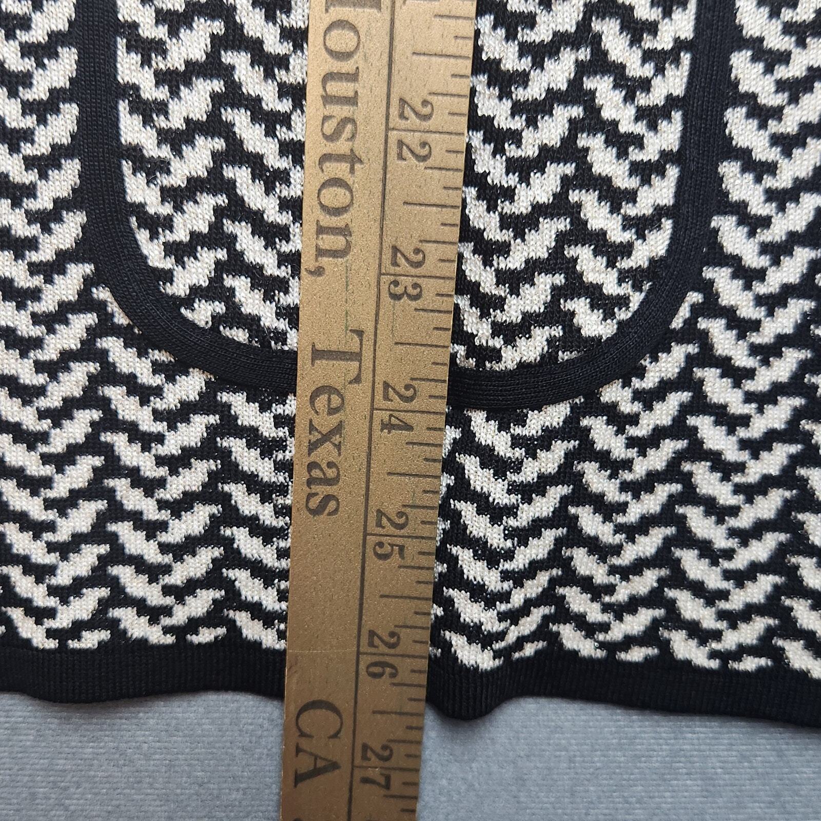 Exclusively Misook Size Small Zip Up Herringbone … - image 14