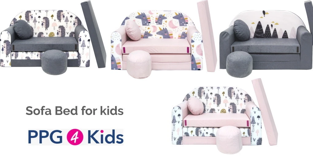 Childrens sofa bed Fold Out Sofa Foam Bed for children free