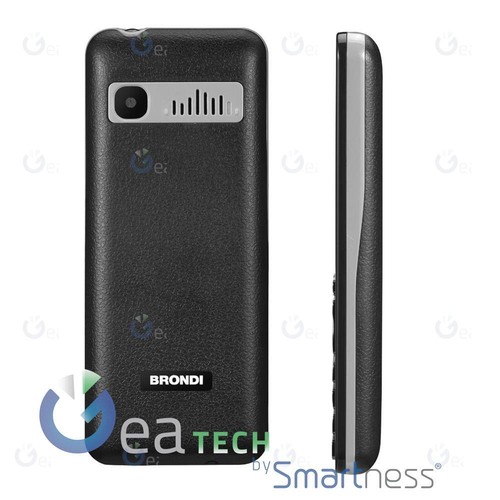 BRONDI KING 2+ CELLULARE SMARTPHONE 2G SENIOR DUAL SIM NERO - Zdjęcie 2 z 3