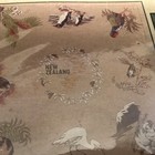 Vintage New Zealand Wildlife Natural Flax by Derek Tablecloth 52" x 52" Takahe  — photo 8