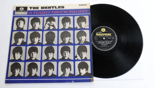 THE BEATLES - A HARD DAY'S NIGHT LP MONO VINYL Rare Original UK 1st Press 3N/3N