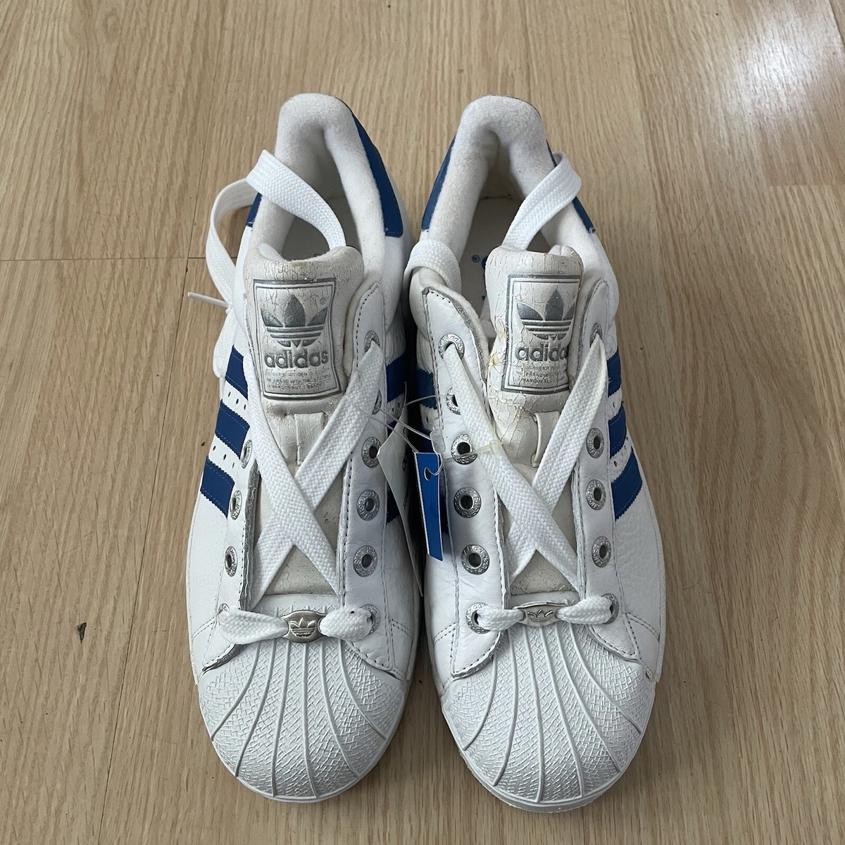 VTG adidas Originals Superstar Low Classic Men Shoes Size