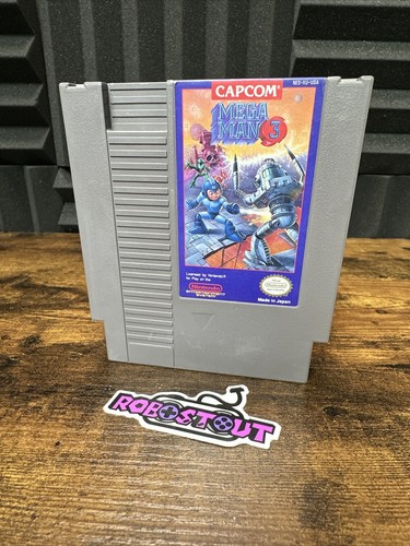 Mega Man 3 - (Nintendo NES) Spiel - Gereinigt, Getestet & Funktioniert⭐