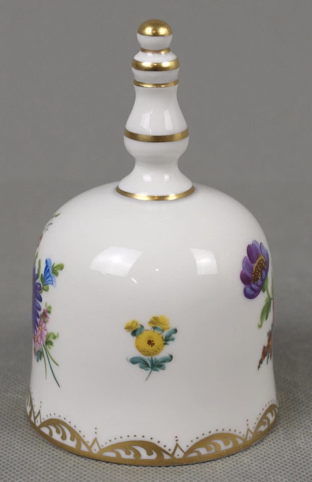 Porzellan-Tischglocke aus der Manufaktur Dresden Potschappel - Image 2 of 4