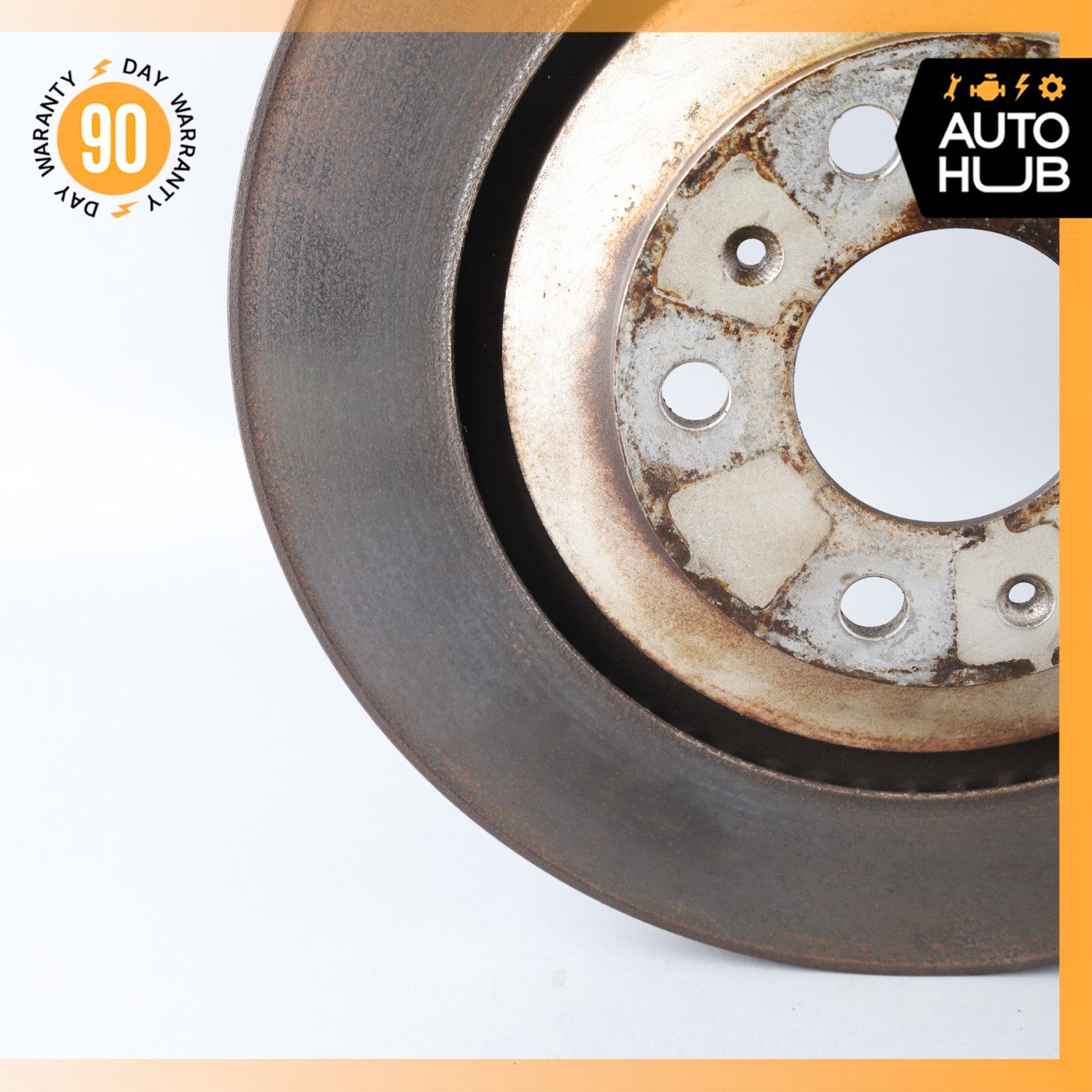 03-18 Bentley Continental Flying Spur Rear Left & Right Brake Rotors Disc OEM