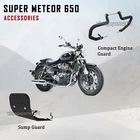 For Royal Enfield Super Meteor 650 Compact Engine Guard & Underbody Protection
