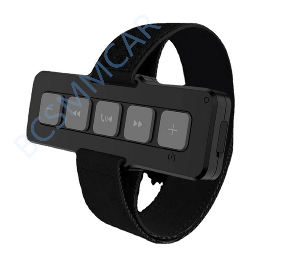 Wireless MP3 Media Remote Control Button Car Steering Wheel Bike Mount