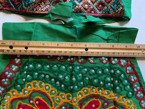 1-2 yr LEHENGA CHOLI LEHNGA GIRLS green RAJASTHANI INDIA-NEW-3 PC-USA SELLER - Picture 4 of 7
