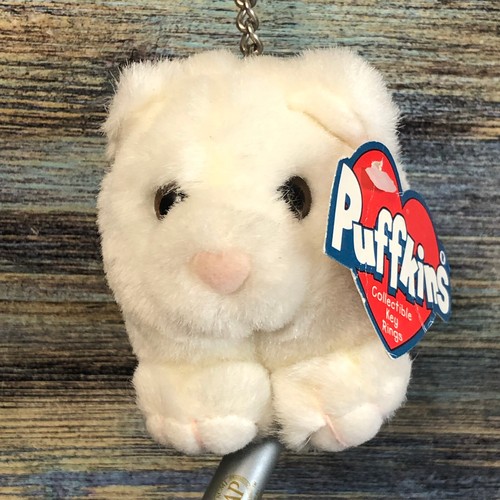 Puffkins Keychains Plush Vintage 1994 Paws With tags 3” Key Ring Charms - Picture 4 of 13