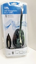 Cyber Acoustics - CVL-1084 - 100 Hz to 16 kHz Wired USB Microphone - Black