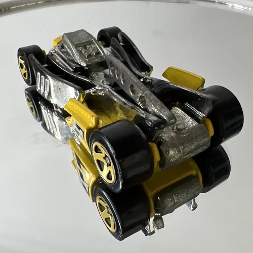 Vintage Hot Wheels Motoblade 1:64 Diecast Vehicle Yellow Black Silver Malaysia