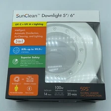 59S SunClean Downlight 5"/6" 3 in 1 UV-C+ UV-A+ Lighting