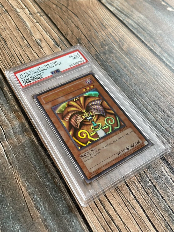 2003 Yugioh Korean Exodia The Forbidden One PSA 9 LOB-K124 Reprint POP 5 - Image 3 of 3