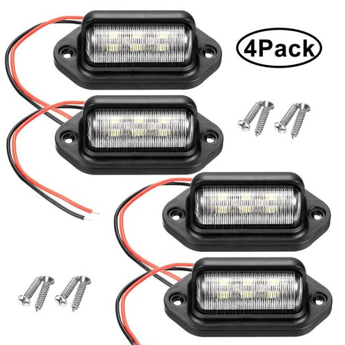 4X ICE White LED Light for Truck Van RV Boat Step Courtesy Stern Transom Lights - Imagen 6 de 6