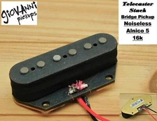 Giovanni Tele Noiseless Bridge Pickup for Fender Telecaster Chrome