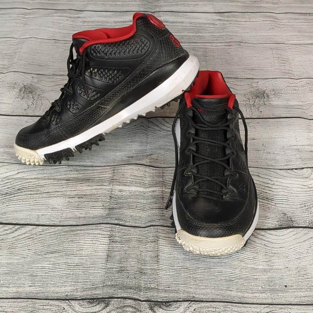 Air Jordan retro 9 IX bred golf shoes size 8.5 | eBay Air Jordan retro 9 IX bred golf shoes size 8.5 | eBay