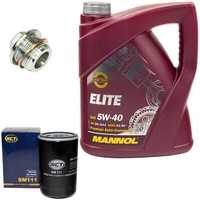 MotoröL Set 5W40 5 Liter + ÖLfilter SM 111 + Schraube FüR Audi 80 A4 VW Passat