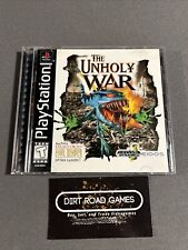 The Unholy War (Sony PlayStation 1, PS1 1998) Complete w/ Reg Card Tested