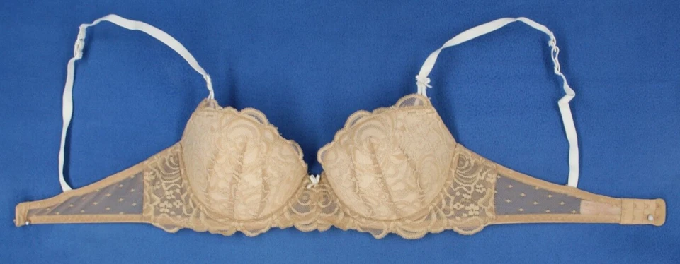 Jessica Simpson Laura Ashley конфеты с подкладкой бюстгальтер пуш-ап лот размер 34C #H4860 - Изображение 4 из 4