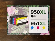 4PK 950XL 951XL Ink Cartridges for HP Officejet Pro